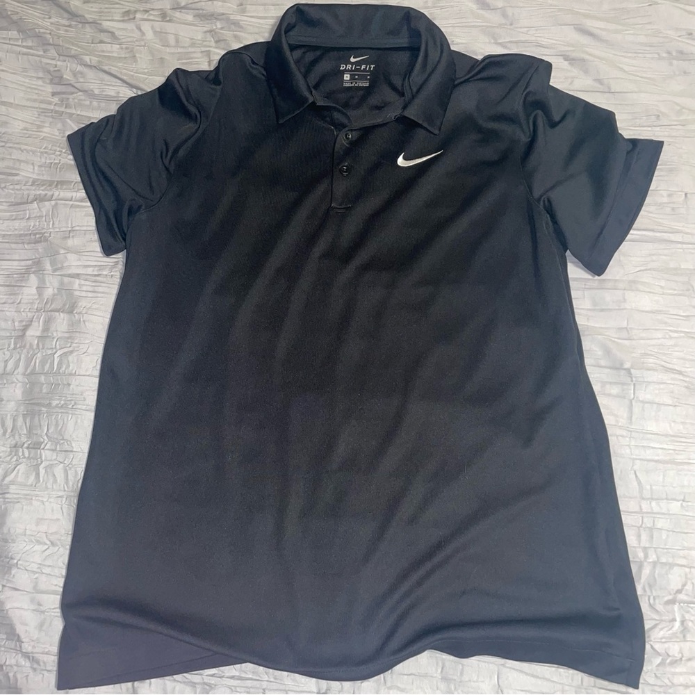 Nike dry fit collared short sleeve
